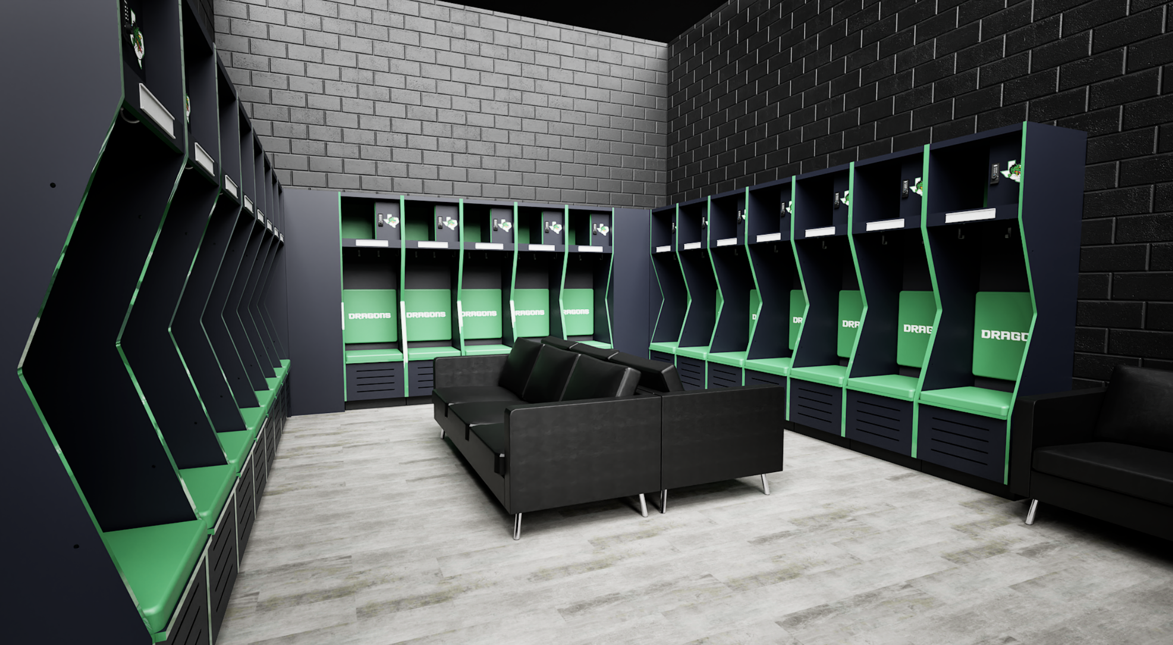 Varsity Locker Room — View 1